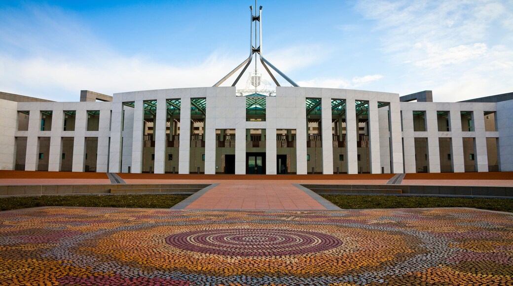 This is the Australian Parliament House in Canberra. Which was the world's most expensive building when it was completed in 1988.