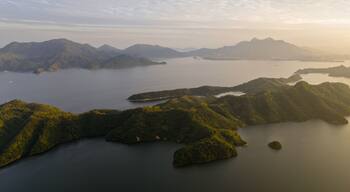 Plover Cove Reservoir Aerial Hong Kong