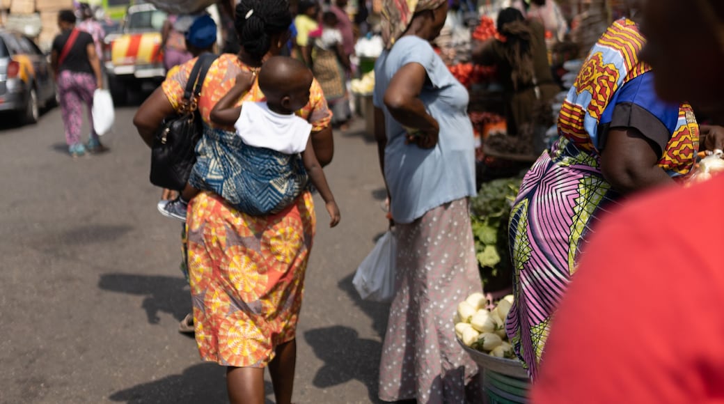 Accra, Ghana, vibrant capital of the first African country to ever gain independence in 1960.