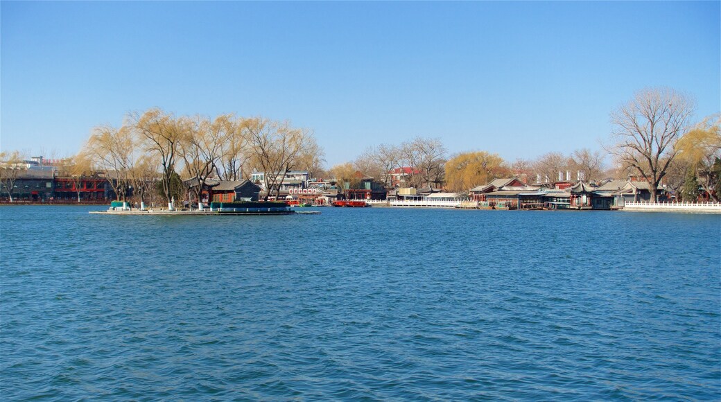 Houhai Lake featuring a lake or waterhole