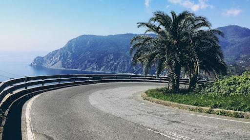 Road with seaview