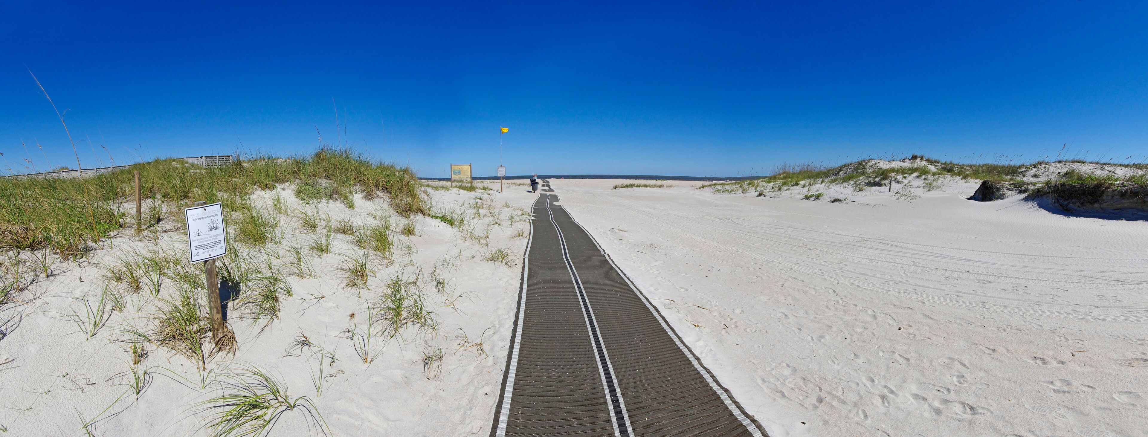 Anastasia State Park in St. Augustine is good destination for winter sun holidays, Florida, USA