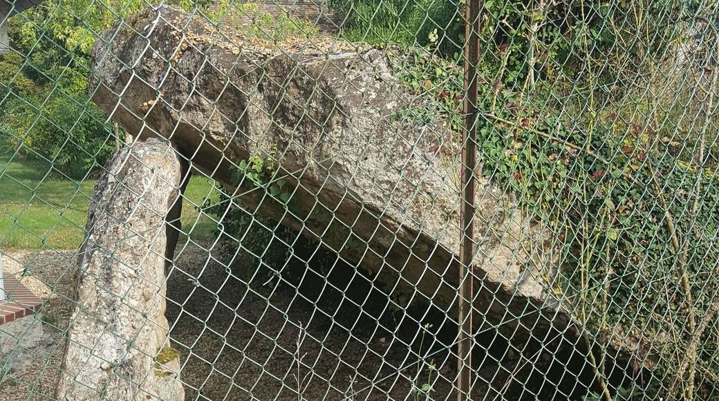 Photographie du Dolmen de Cocherelle situé à Cocherelle, commune de Montreuil en Eure-et-Loir en France.