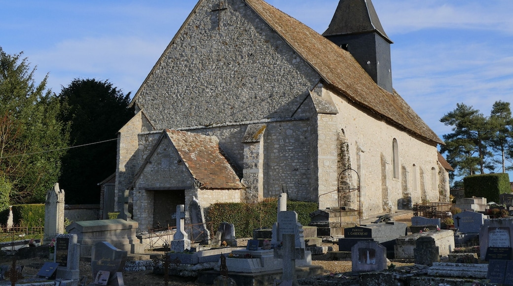 Saint-Peter's church in Oulins (Eure-et-Loir, Centre, France).