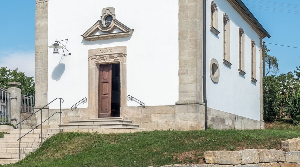 St. Nicholas Church in Kimmelsbach. 758-63,1908 extended.