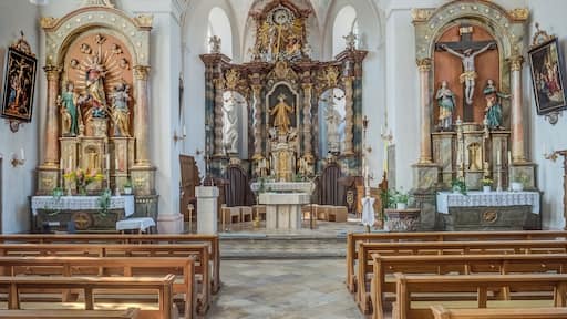 Altars of the Holy Cross Church in Bundorf Neuses