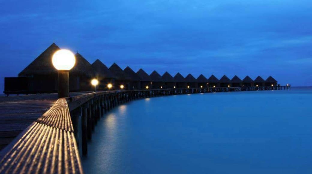 Pamper yourself by staying in one of the water villas. From the doorstep, you can dive into the crystal clear waters and swim with the wonderful marine life!