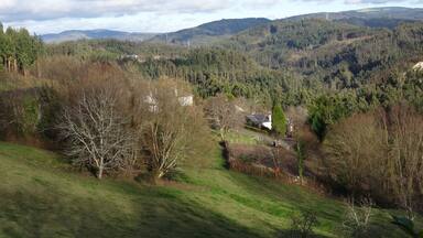 View from village of Ourol, municipality of Ourol, Galicia, Spain.