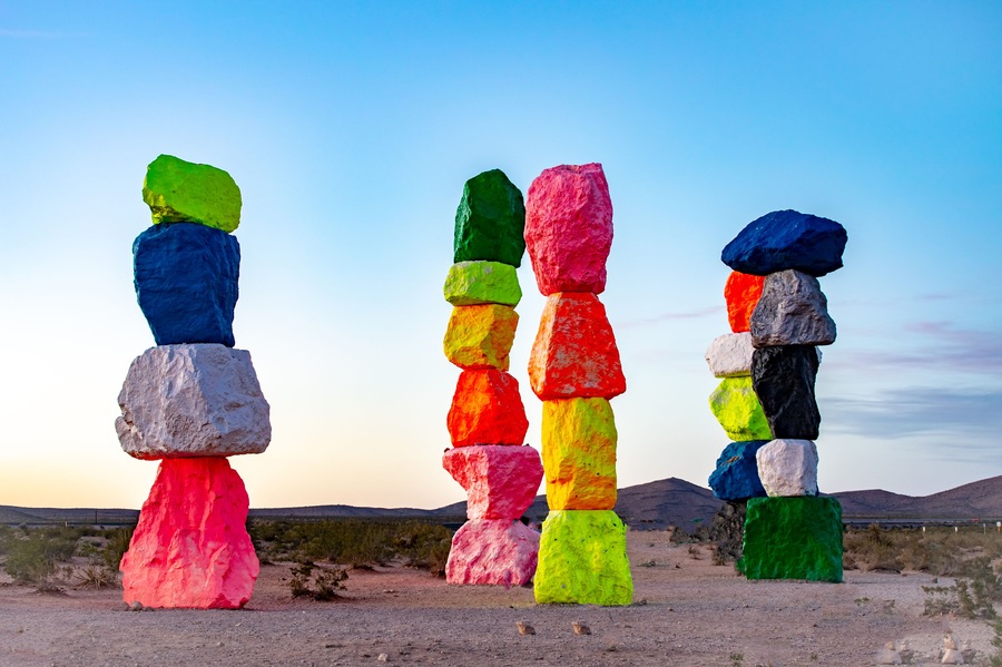 Seven Magic Mountains ; Shutterstock ID 1117921556; Purchase Order: -