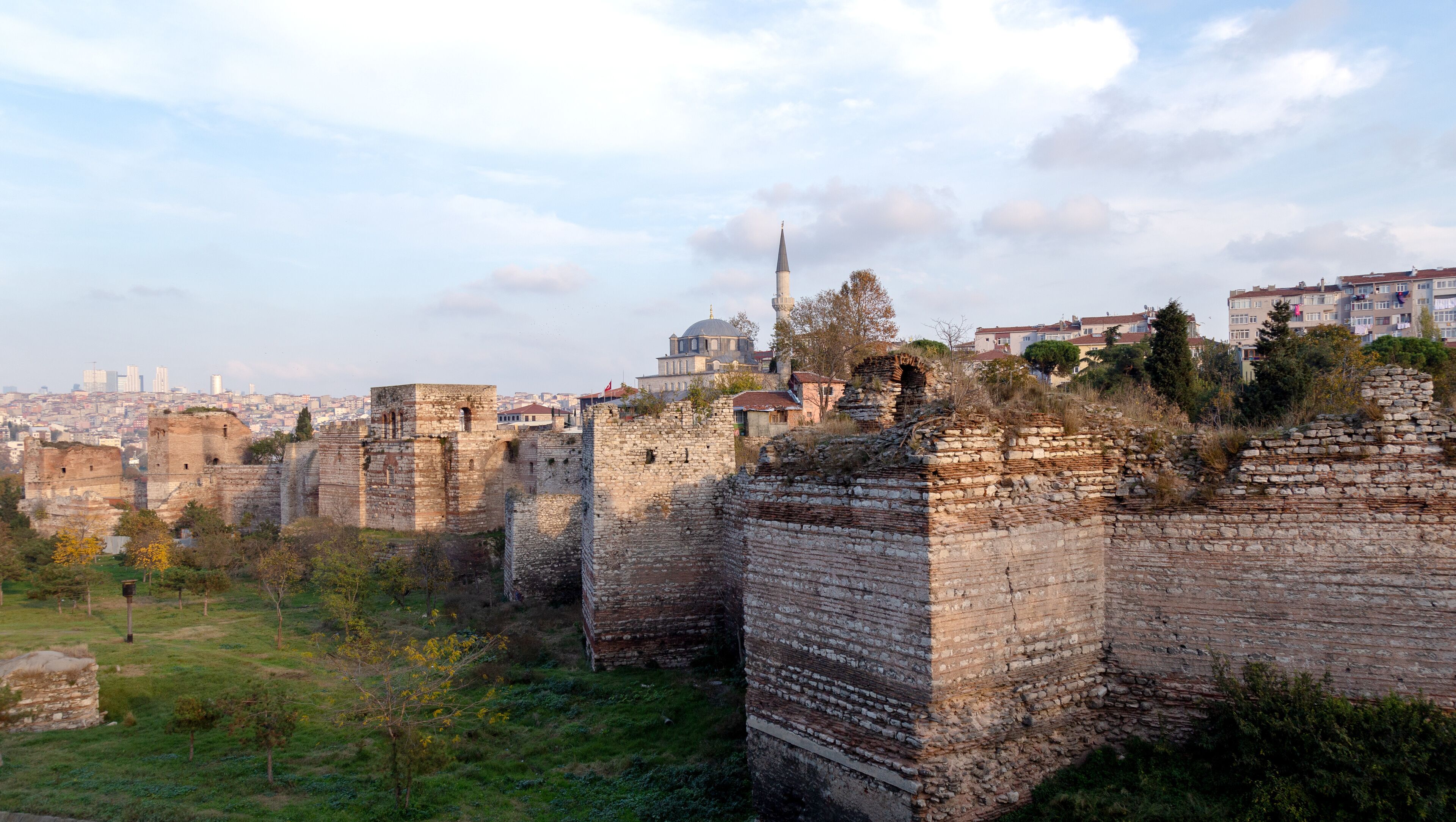 View of Yedikule Fortress in Istanbul, Turkey