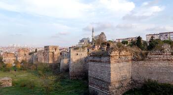 View of Yedikule Fortress in Istanbul, Turkey