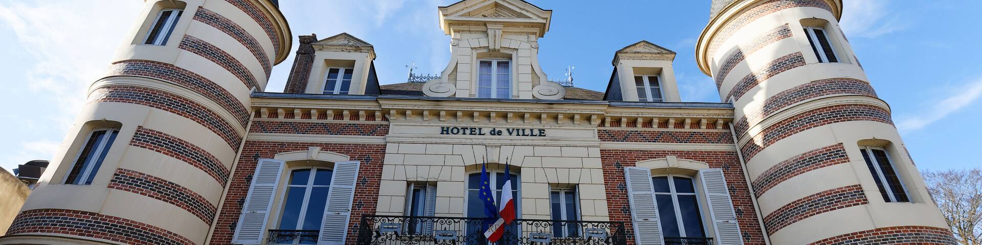 Maintenon city hall. Eure et Loire region. France.