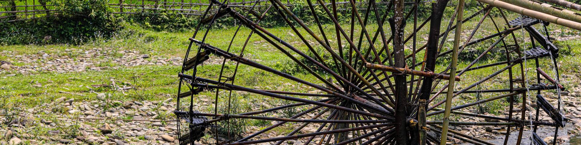 Thin Village in Con Cuong DIstrict, Nghe An Province of Vietnam