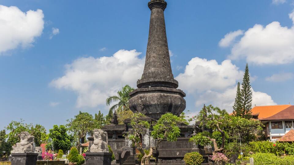 Historic Puputan Klungkung monument in Bangli city on Bali, Indonesia, Shutterstock ID 1215857380, Purchase Order: SP-2096, Order Number: SP-2096 Go Guides, Client/Licensee: Hotels.com, Other: Supattr