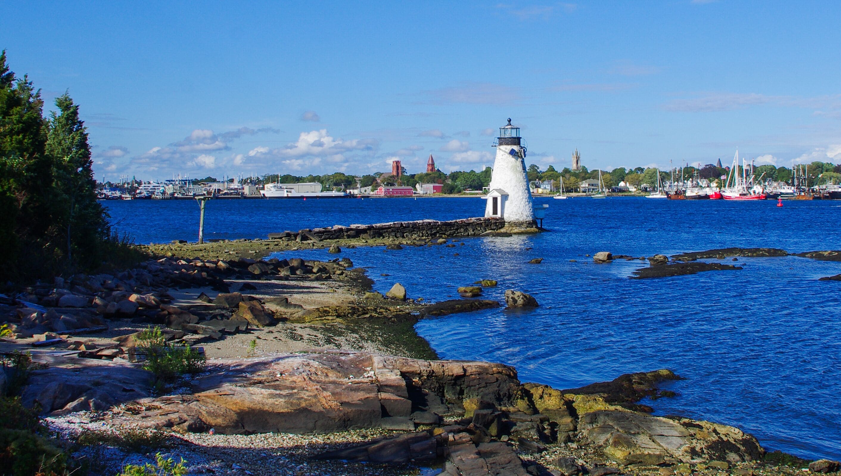 Palmers Island Lighthouse New Bedford Massachusetts