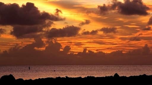 Another beautiful sunset from the beach. This one lasted for nearly an hour, long after the sun disappeared over the horizon.
