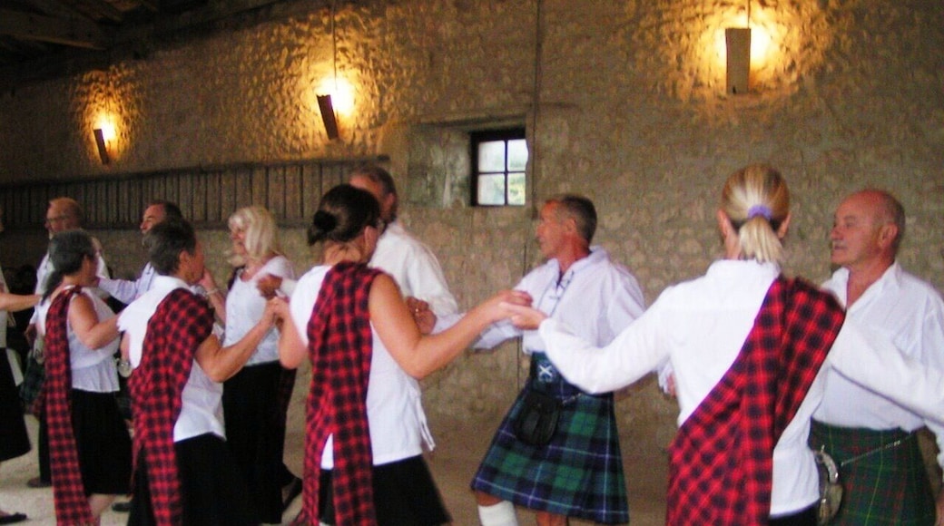 Our Scottish Dancers at Lusignac Chateau France