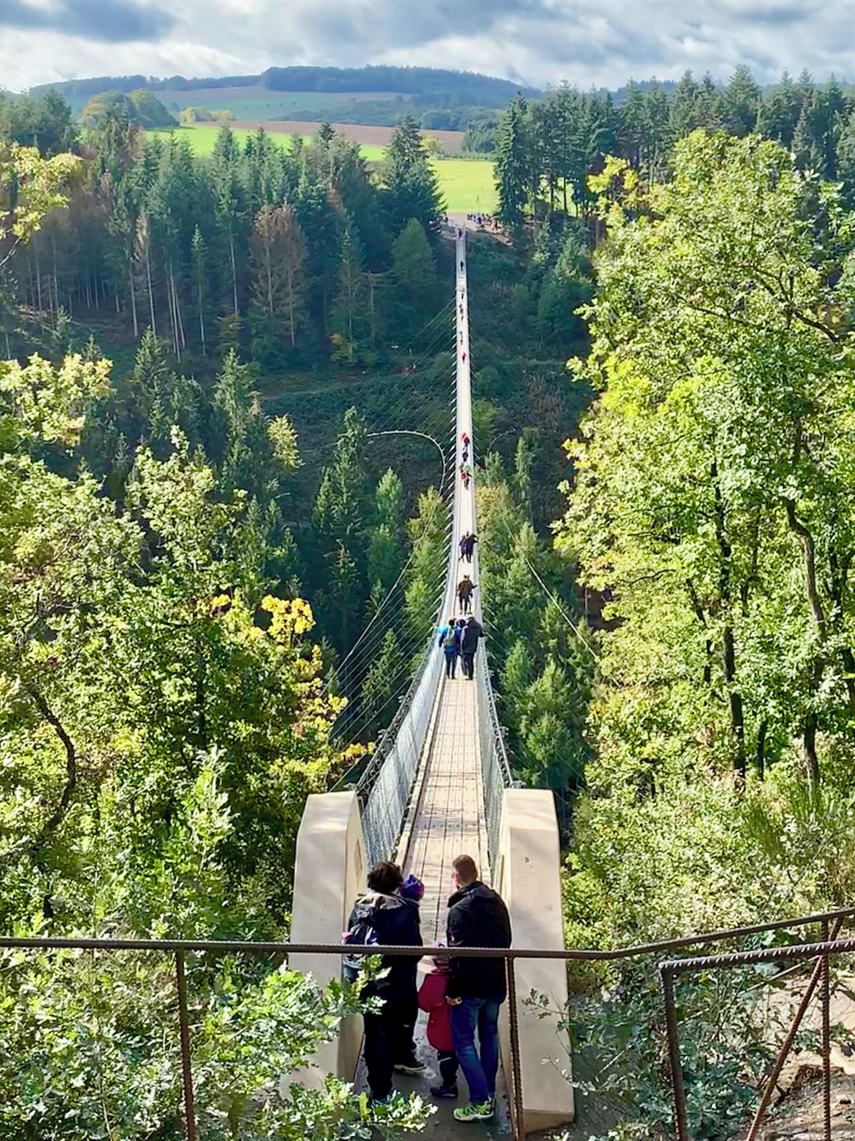 Eine schöne Wanderung von Mörsdorf bis zur Geierlay und zurück.
Meine Empfehlung auf dem Hinweg durch den Wald und den Rückweg über die geteerte Straße durch die Felder.