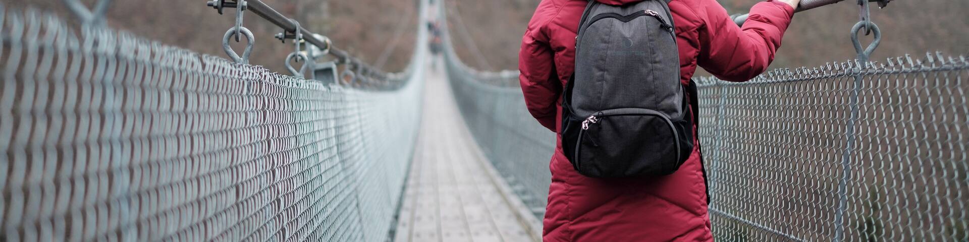 Inaugurated in 2015, this suspension bridge has a length of 360m. Easily accessible it's also very photogenic ! #perspectives