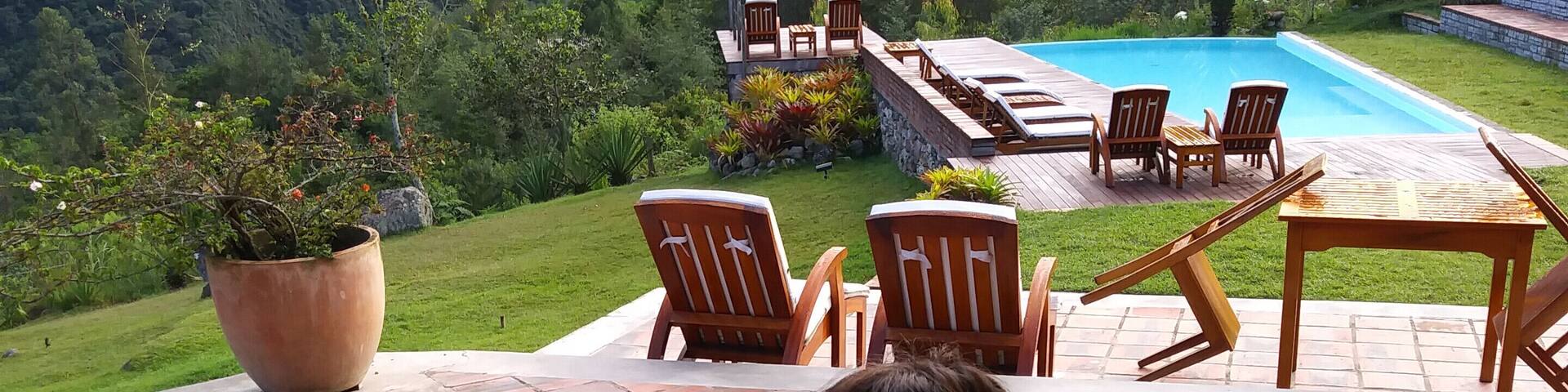 Best way to start your day!
Gocta Andean Lodge is the best place to stay when you want to visit Gocta waterfall. It's located in small village of Cacachimba. Staying there you feel like you belong here, you are a part of nature around you. You are a part o local culture. Sitting on this terrace, drinking morning coffee your only thought is: What a wonderful life!