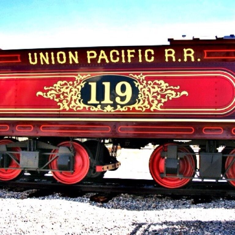 This is the spot of the Golden Spike. 