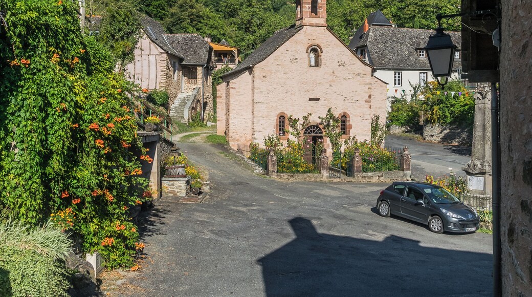 Chapelle Notre-Dame de la Nativité à Grand-Vabre, commune de Conques-en-Rouergue, Aveyron, France