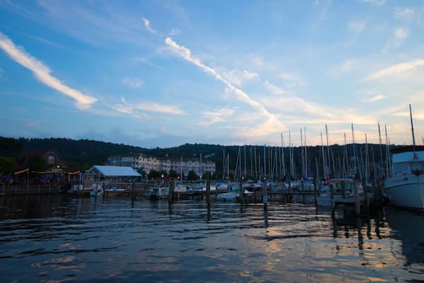 Sunset at Seneca Lake, New York