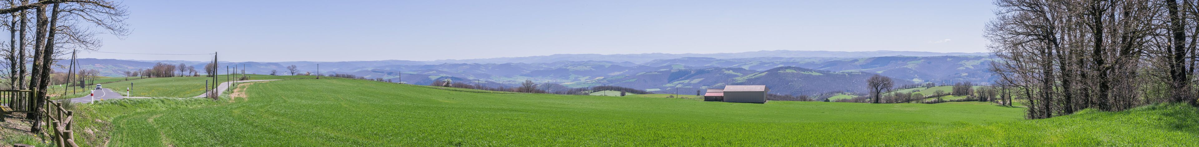 NOTE: This image is a panorama consisting of multiple frames that were merged or stitched in software. As a result, this image necessarily underwent some form of digital manipulation. These manipulations may include blending, blurring, cloning, and color and perspective adjustments. As a result of these adjustments, the image content may be slightly different than reality at the points where multiple images were combined. This manipulation is often required due to lens, perspective, and parallax distortions.