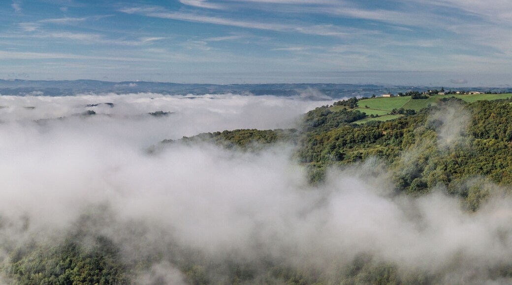Mer de nuages dans la vallée des Raspes du Tarn