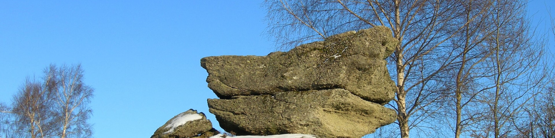 Rochers du Diable sur la commune d'Arvieu en Aveyron