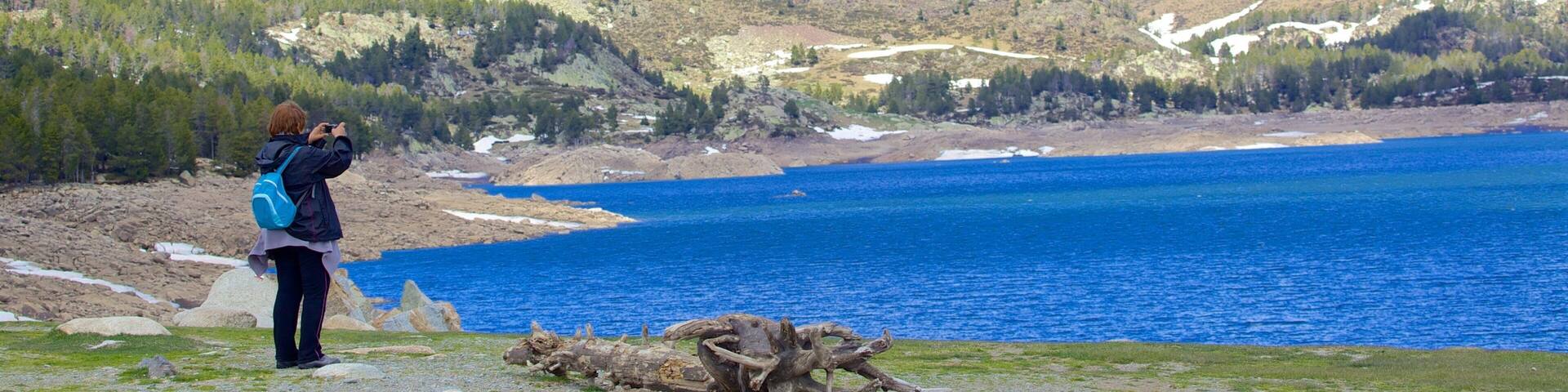 Font-Romeu-Odeillo-Via featuring hiking or walking, general coastal views and landscape views