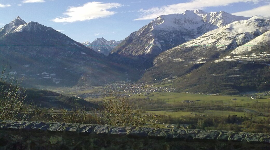 Vue sur la montagne depuis Souin