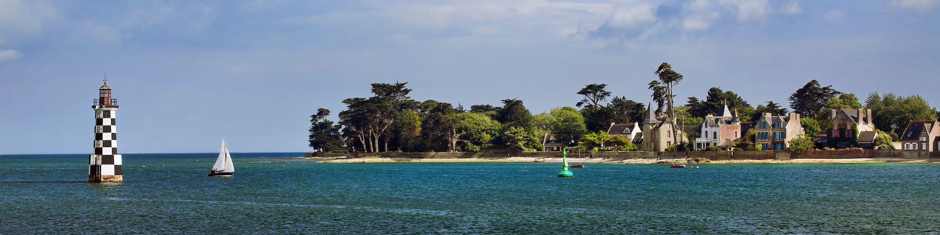 Loctudy as Seen from Ile-Tudy, Brittany