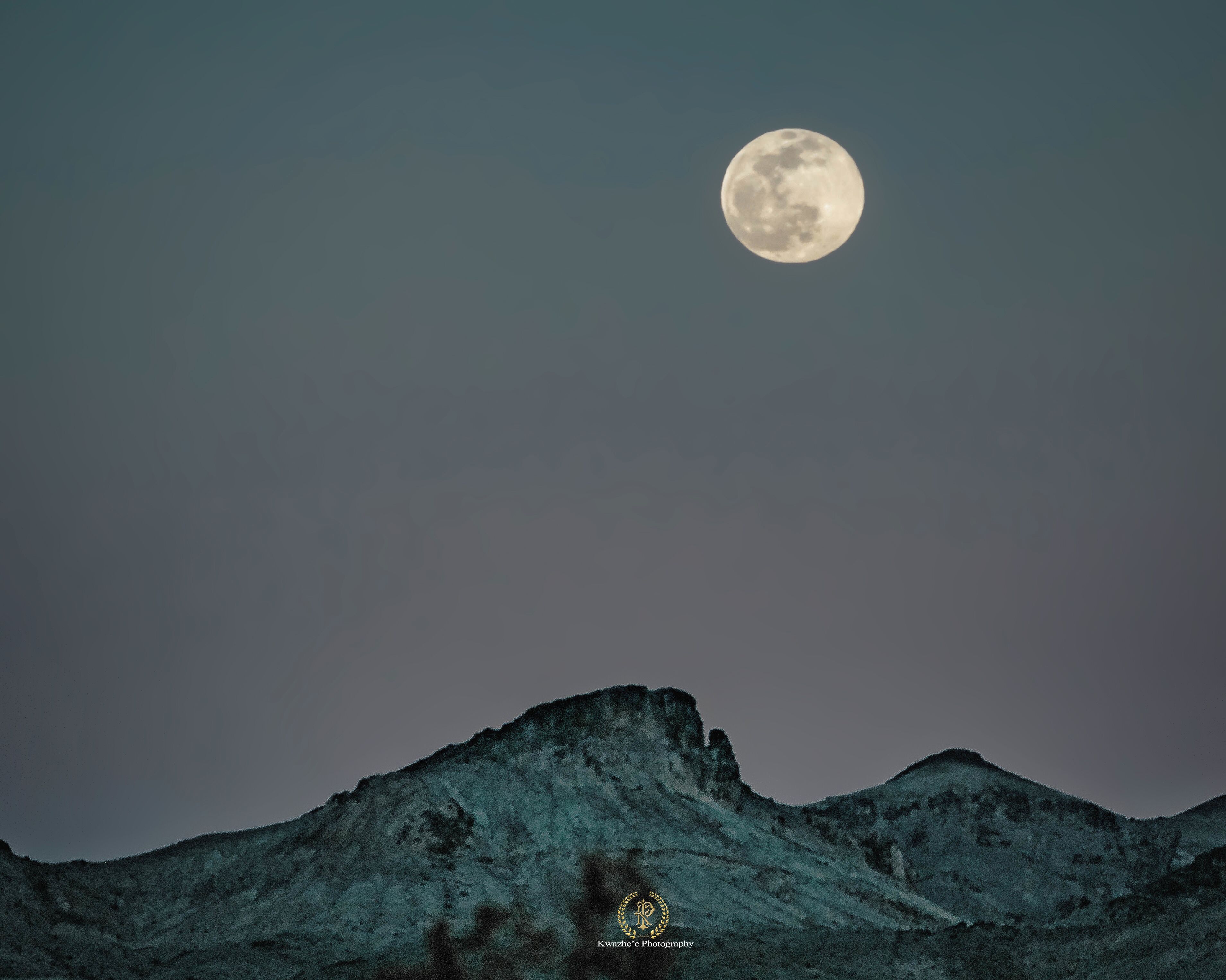 2020 of Feb 8th - Snow Moon! Rhyolite Rd, Beatty, Nevada
