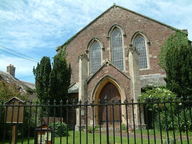 Church, Sandford, Devon The Congregational Church is immediately next to the Parish Church.