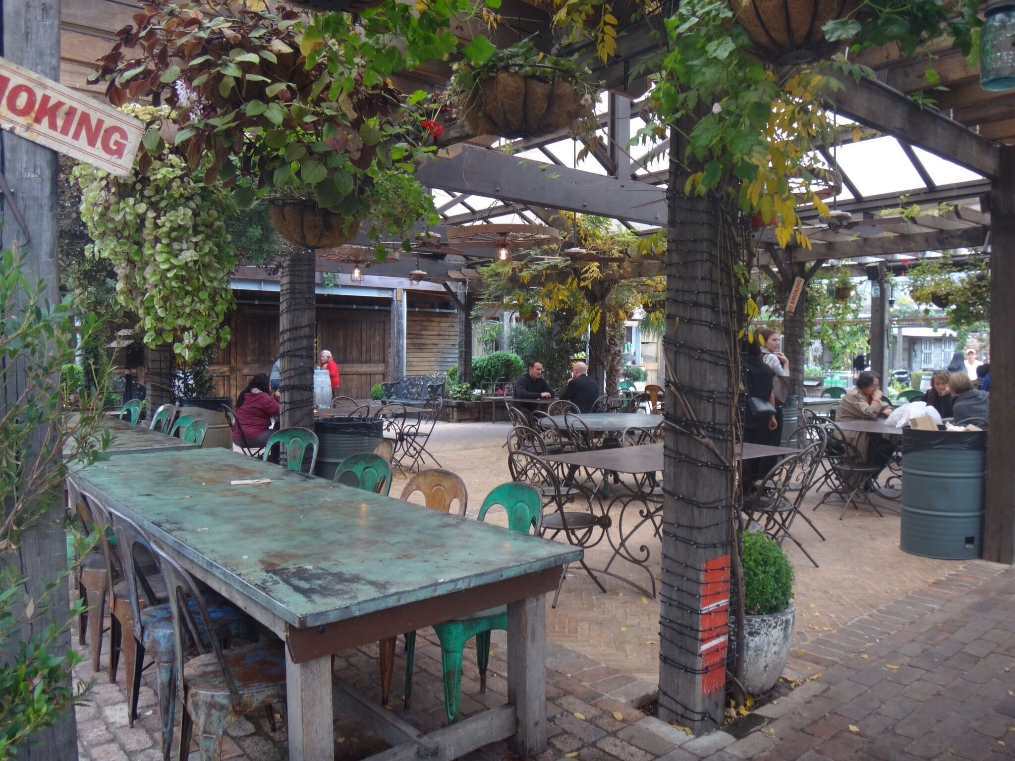 
Located in a former industrial precinct from the 1920s, The Grounds of Alexandria is a landmark coffee roaster, café, bar, eatery and kitchen garden known for its abundance of fresh produce and hands-on experiences.

Opened in 2012, the site hosts a coffee research and testing facility, artisan bakery, luscious open garden of heirloom vegetables, fragrant herbs, fresh fruit, flowers and a small animal farm. In keeping with the sites heritage, The Grounds provides a wholesome and produce-driven menu that’s fresh, fun, innovative, complimented by the overall vision of The Grounds of Alexandria.

