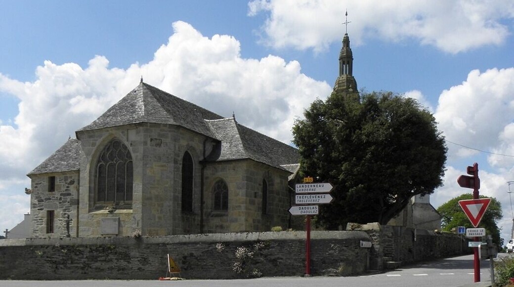 Église Sainte-Pitère du Tréhou (29). Chevet.