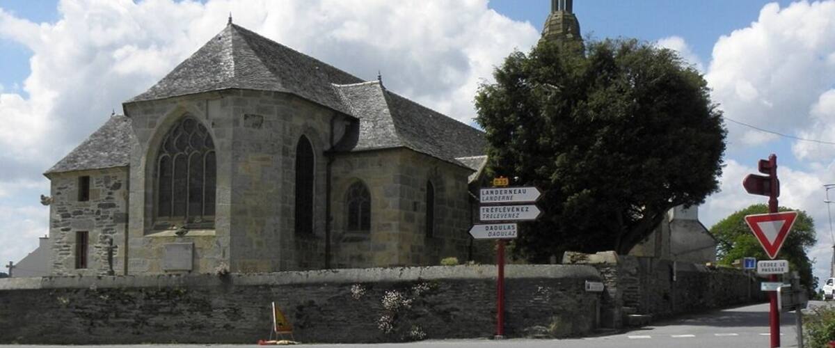 Église Sainte-Pitère du Tréhou (29). Chevet.