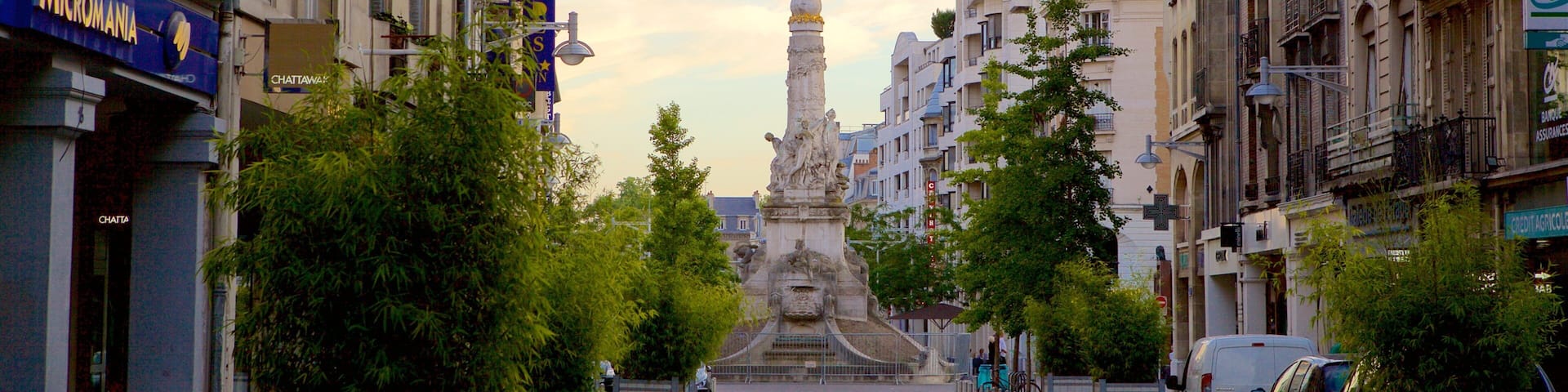 Grand Est showing heritage elements and a sunset