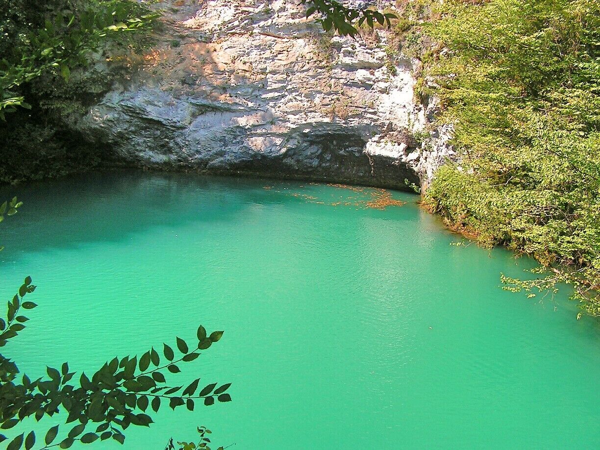 The Blue lake.
