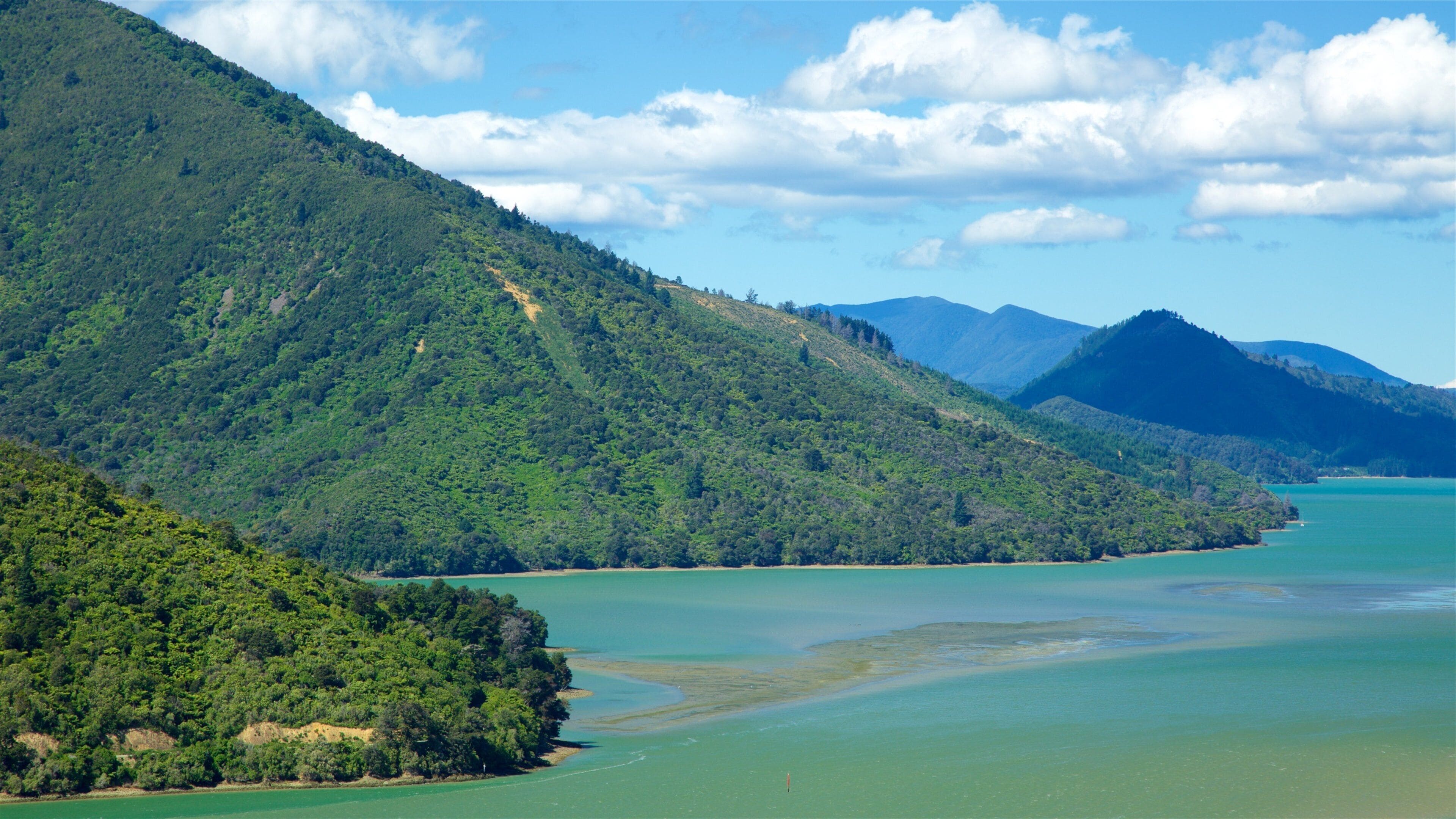 Mahau Sound which includes general coastal views and tranquil scenes