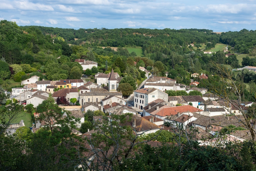 Village de Montcuq, Lot, France