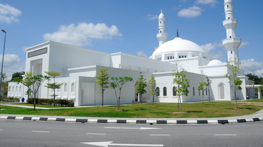 Al Hussain Mosque at Seremban 2, Negeri Sembilan, Malaysia.