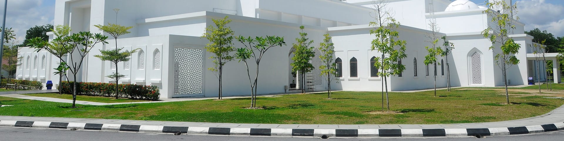 Al Hussain Mosque at Seremban 2, Negeri Sembilan, Malaysia.