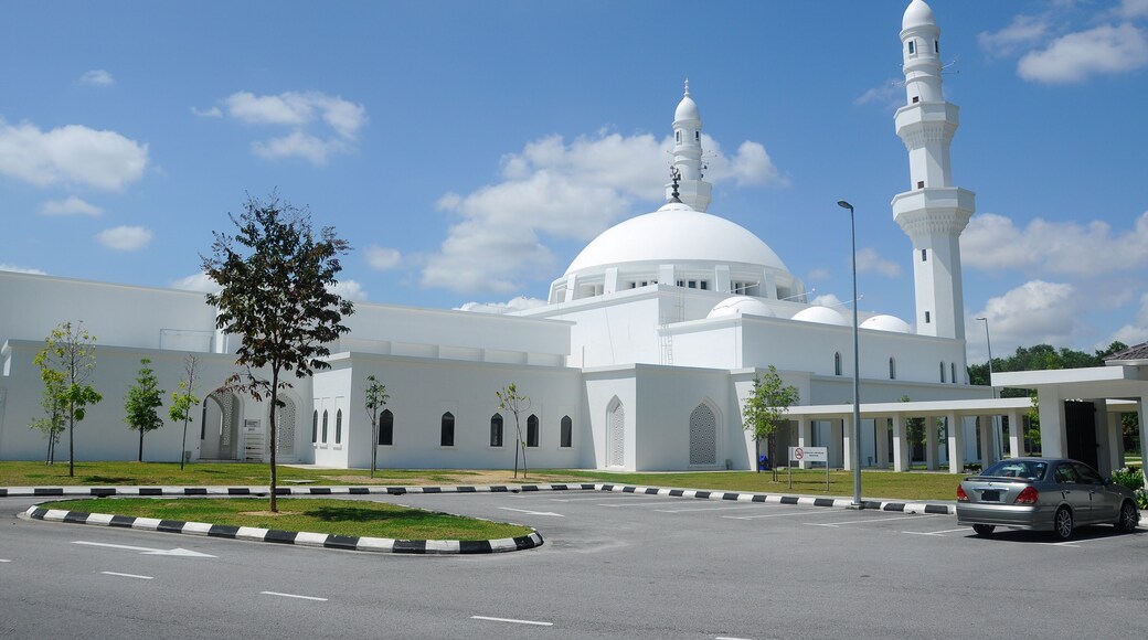 Al Hussain Mosque at Seremban 2, Negeri Sembilan, Malaysia.