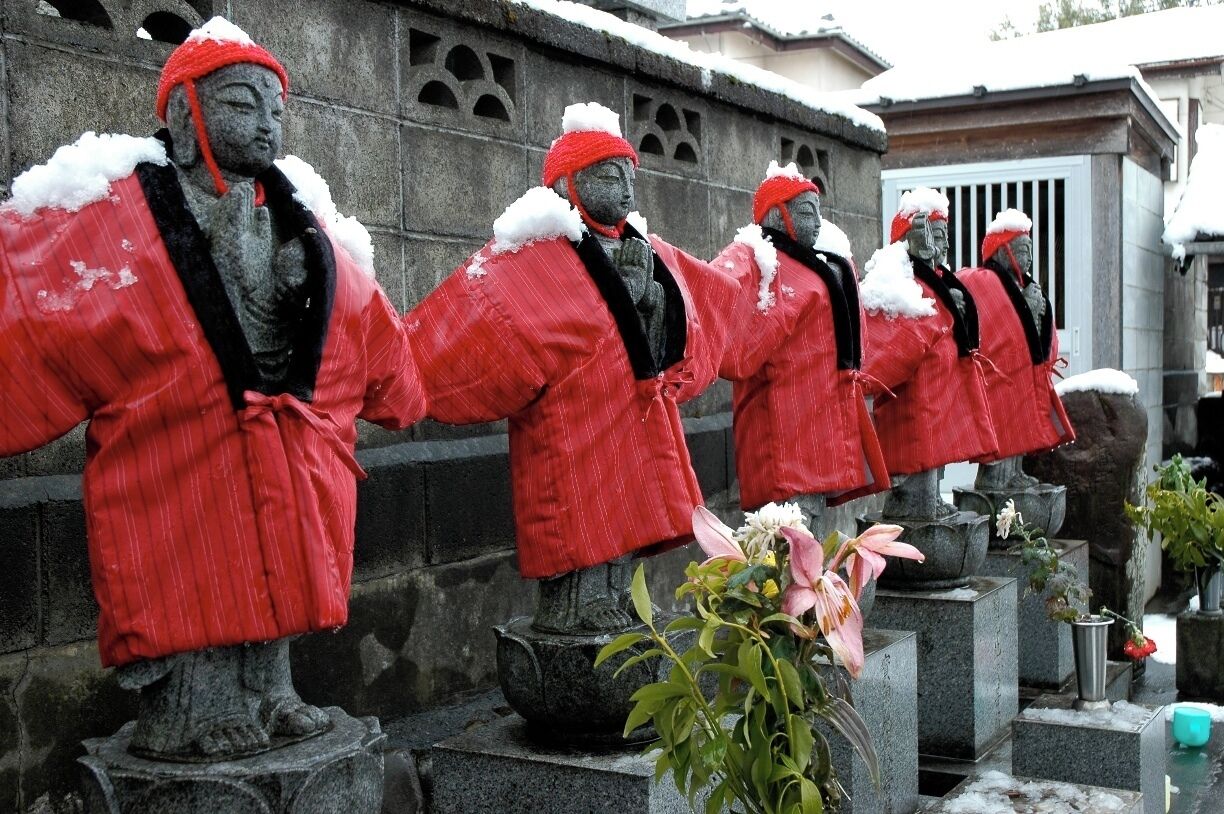 This temple was near the military base we lived at. I loved how they changed the coats depending on the season!