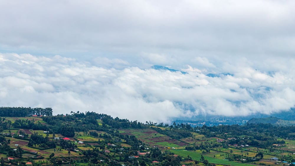 Kenya Great Rift Valley View Point Escarpment Landscapes East Africa