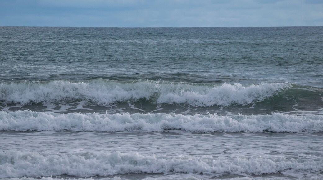 Atardecer en playa Las Lajas en Panama