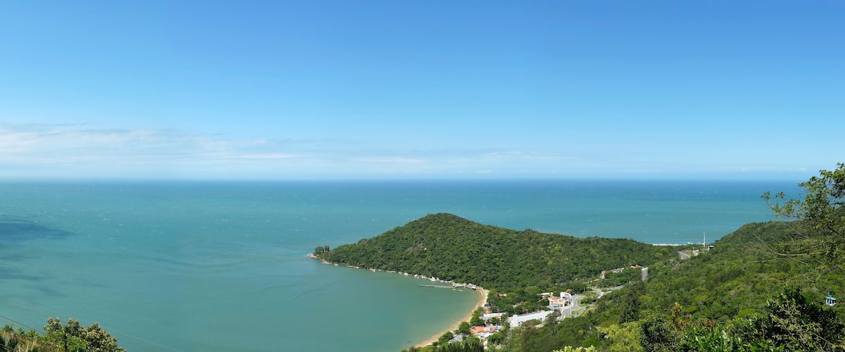 Panoramic view of Balneário Camboriú, SC/ Brazil. High Angle View