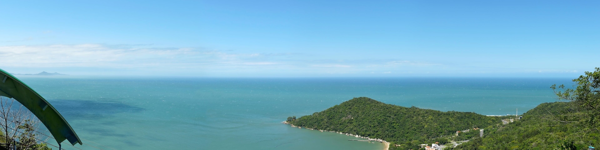 Panoramic view of Balneário Camboriú, SC/ Brazil. High Angle View